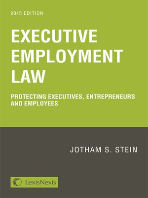 cover image of Executive Employment Law